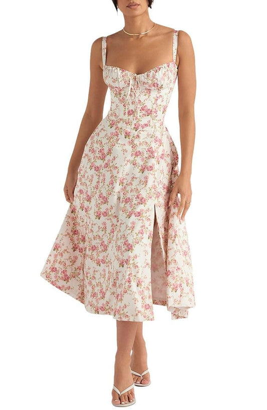 Floral Waist Shaper Dress