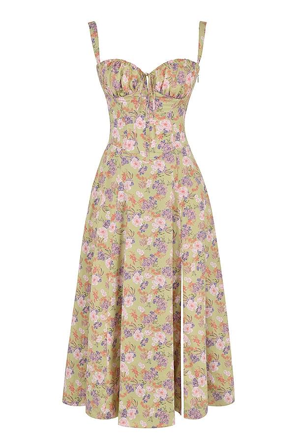 Floral Waist Shaper Dress