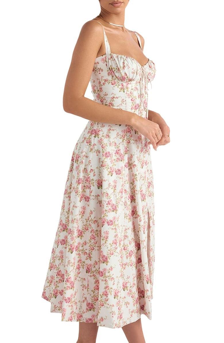 Floral Waist Shaper Dress