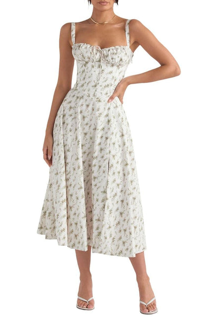 Floral Waist Shaper Dress