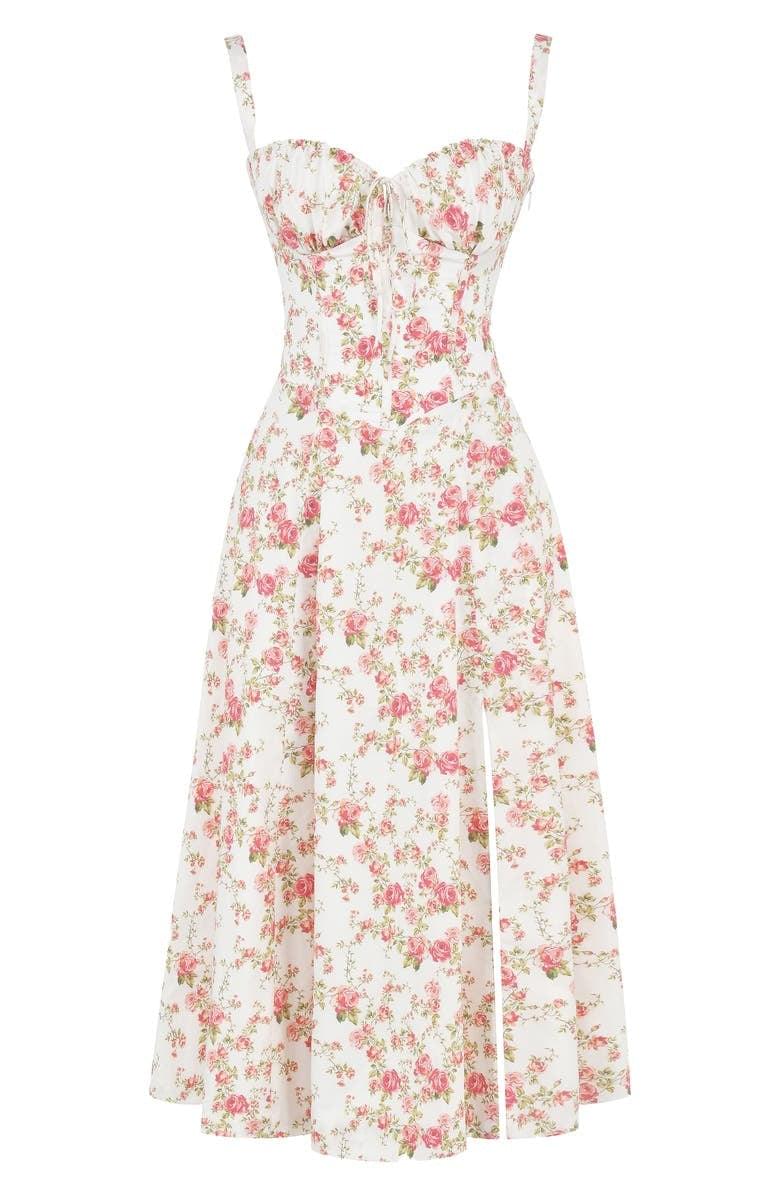 Floral Waist Shaper Dress