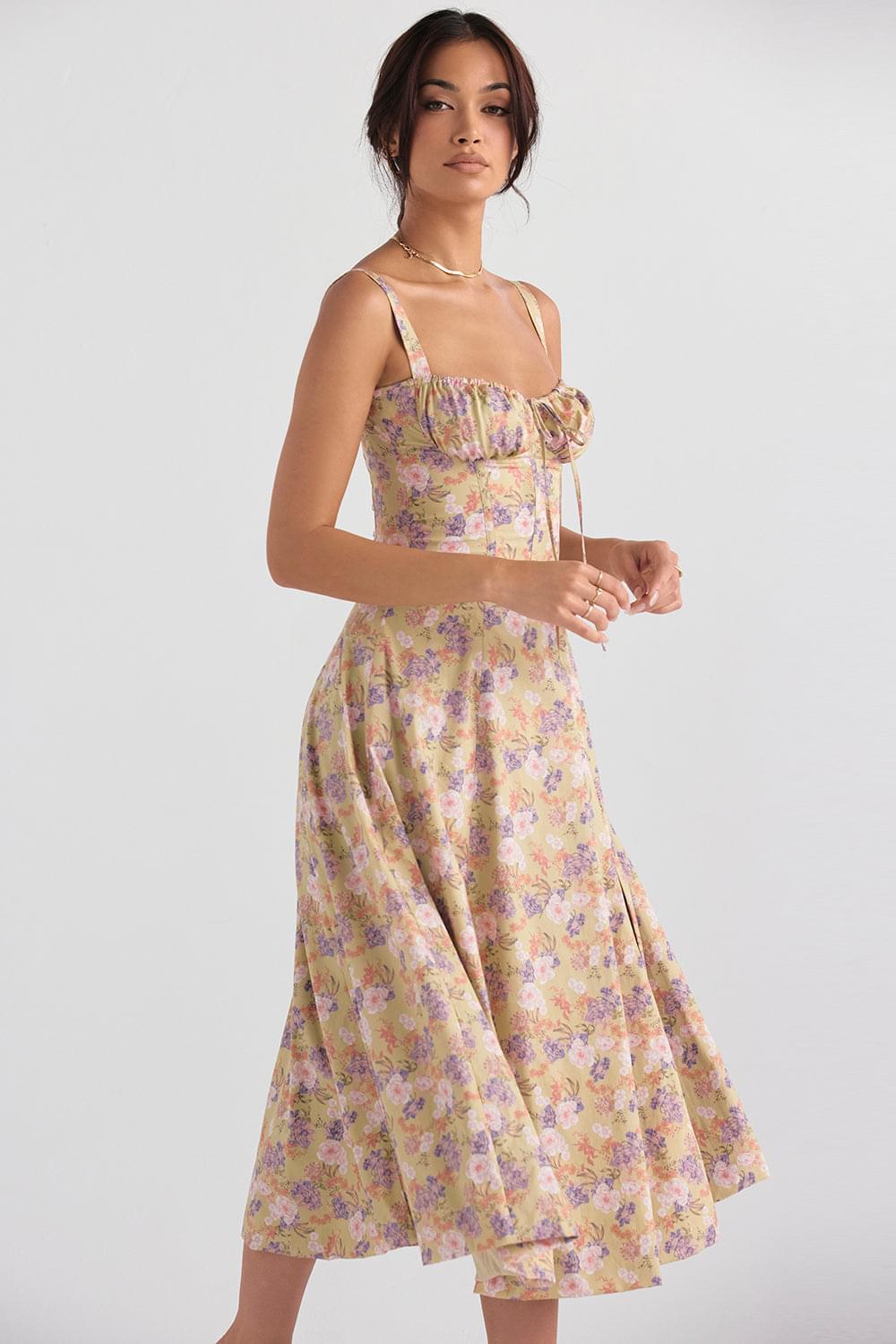 Floral Waist Shaper Dress