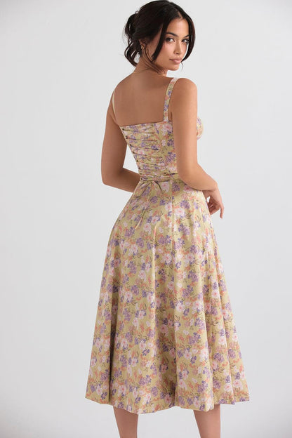 Floral Waist Shaper Dress
